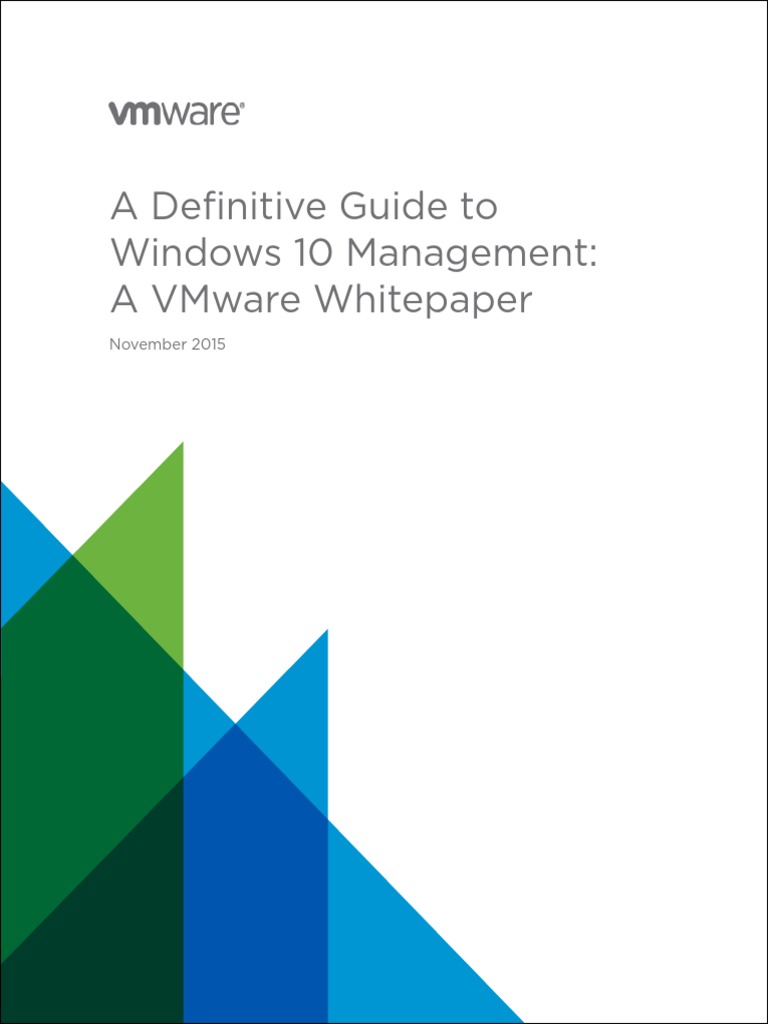 Windows 10 Management Guide for IT | PDF | Windows 10 | Desktop ...
