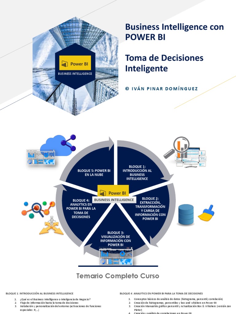 Curso Business Intelligence Con POWER BI - Toma de Decisiones ...
