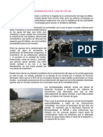 Contaminación en El Lago de Atitlan