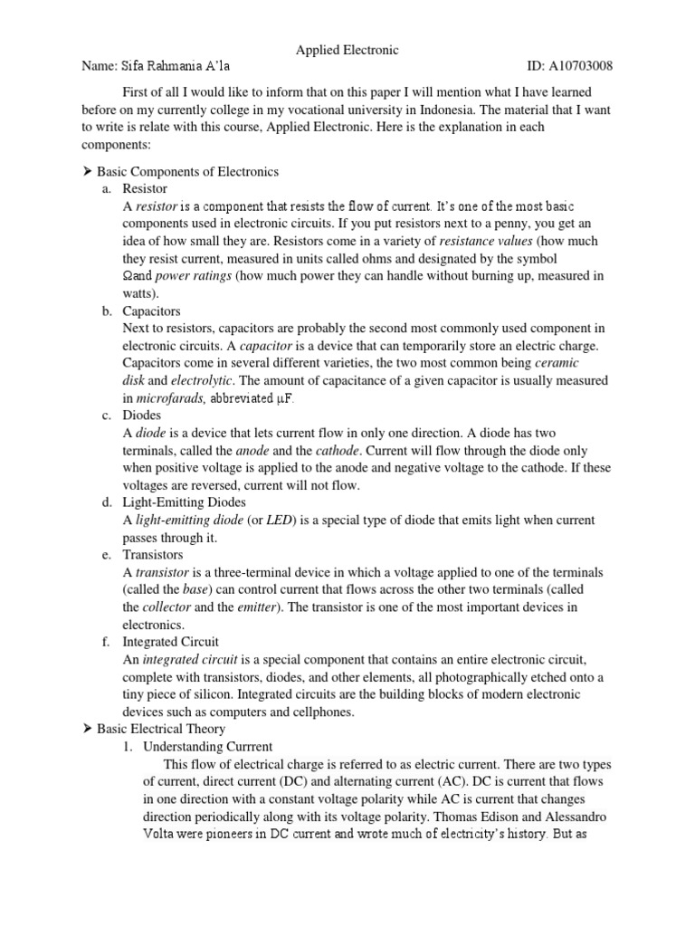 First Home Work | PDF | Direct Current | Electric Current