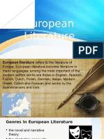 European Literature (PowerPoint)