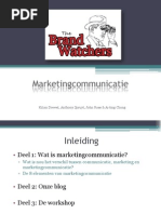 Download Marketingcommunicatie presentatie by ailing6 SN40269264 doc pdf