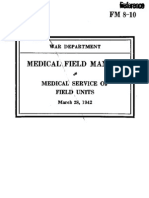 FM8-10 Medical Field Manual Medical Service of Field Units
