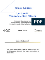 Thermoelectric Effects