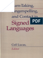 (Gallaudet Sociolinguistics) Ceil Lucas-Turn-Taking, Fingerspelling, and Contact in Signed Languages (Gallaudet Sociolinguistics) - Gallaudet University Press (2002) PDF