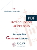 Guía Docente: Introducción Al Derecho