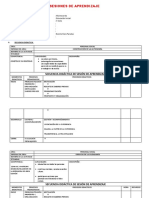 Esquema Sesiones de Aprendizaje