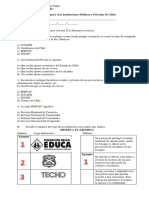 Instituciones públicas y privadas de Chile