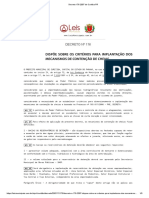Decreto 176 2007 de Curitiba PR