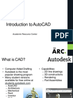 Introduction To AutoCAD