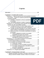 Executarea Mandatului European de Arestare de Catre Instantele Romane - Cuprins PDF