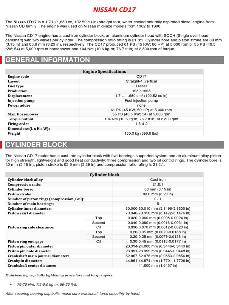 Nissan Torque Specs ~ Perfect Nissan