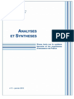 Stress Tests Systeme Bancaire Et Organismes Assurance en France PDF