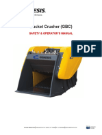 Bucket Crusher (GBC) : Safety & Operator'S Manual