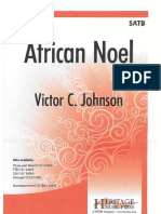 African Noel - Victor Johnson SATB PDF