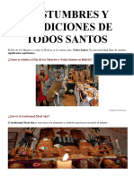 Costumbres y Tradiciones de Todos Santos