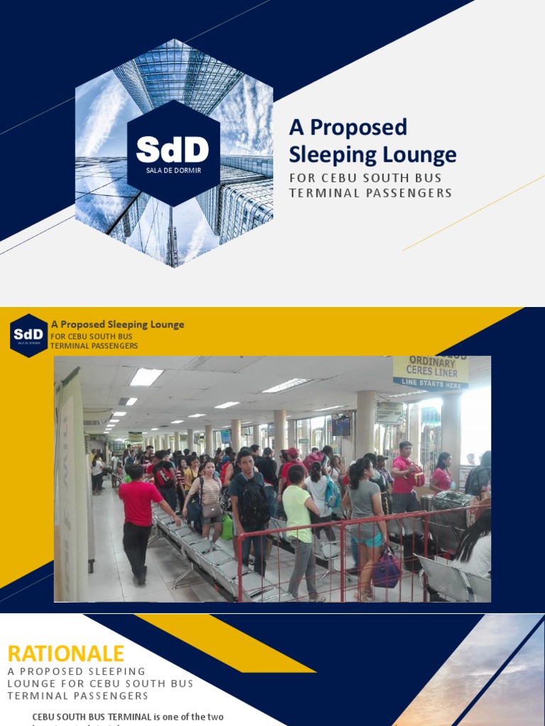 A Proposed Sleeping Lounge For Cebu South Bus Terminal Passengers PDF Market (Economics