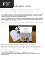 escrita cientifica