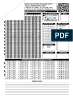 LJK Format Folio f4 Pilihan Ganda Dan Essay