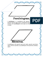 A Parallelogram Is A Quadrilateral With Opposite Sides Parallel
