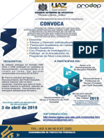 Convocatoria Prodep 19-20