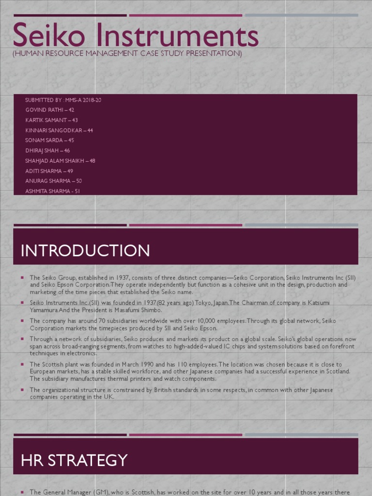 case study hrm answers