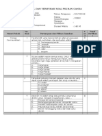 Kartu Soal Paket 2 2013