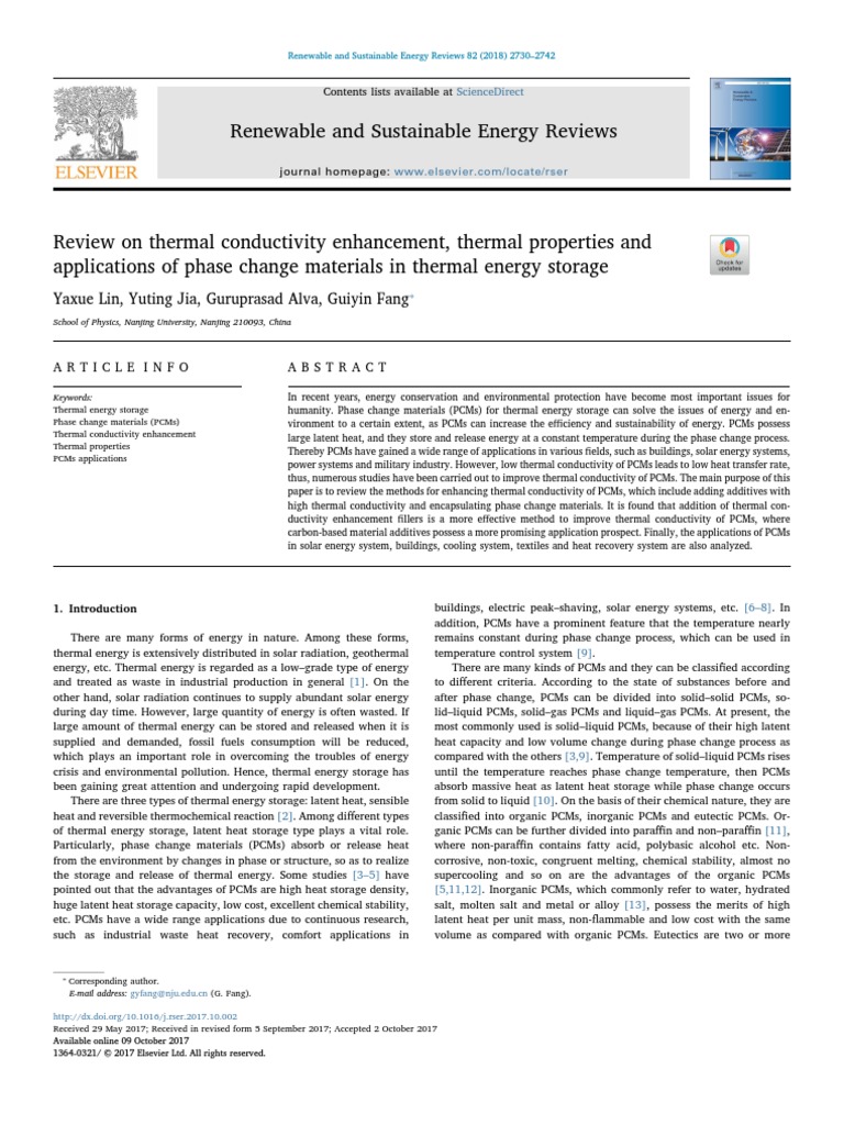 Review On Thermal Conductivity Enhancement | PDF | Carbon Nanotube ...