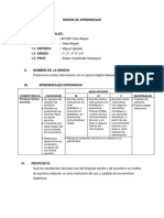 SESIÓN DE APRENDIZAJE - Leo y Me Informo A Través de La Lectura de Un Texto Instructivo"