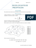 Analisis de Los Datos de Precipitacion