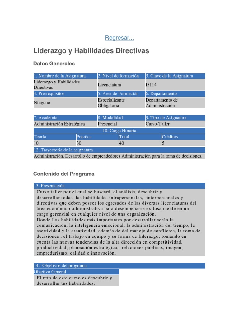 Liderazgo y Habilidades Directivas | PDF | Liderazgo | Inteligencia