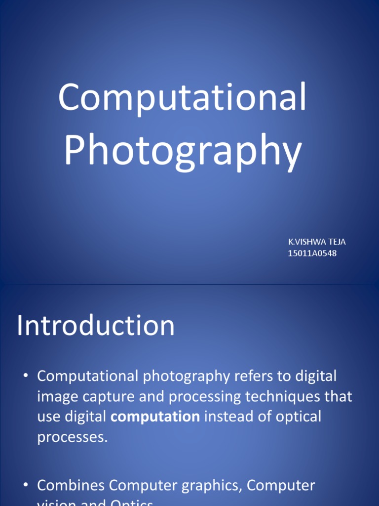 Understanding Computational Photography | PDF | Zoom Lens | Pixel