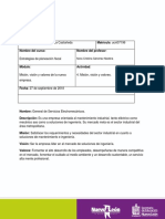 Misión, visión y valores de empresa de servicios electromecánicos