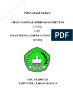 Program Kerja Us Dan Un BK 2019 As'adiyah