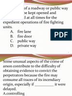 Fire lane and methods of firefighting