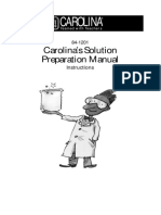 Carolina: Carolina's Solution Preparation Manual