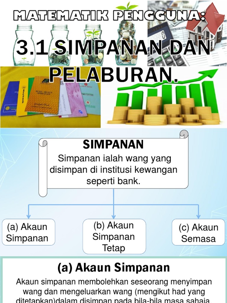 Simpanan Dan Pelaburan Tingkatan 3  legsploaty