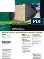 Structures: Reinforced Concrete Masonry Cantilever Retaining Walls