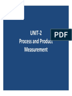 MEASURING SOFTWARE PROCESS AND PRODUCT