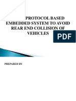 A Can Protocol Based Embedded System To Avoid Rear End Collision of Vehicles