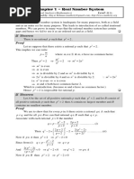 Chapter 1 - Real Number System: Theorem Proof