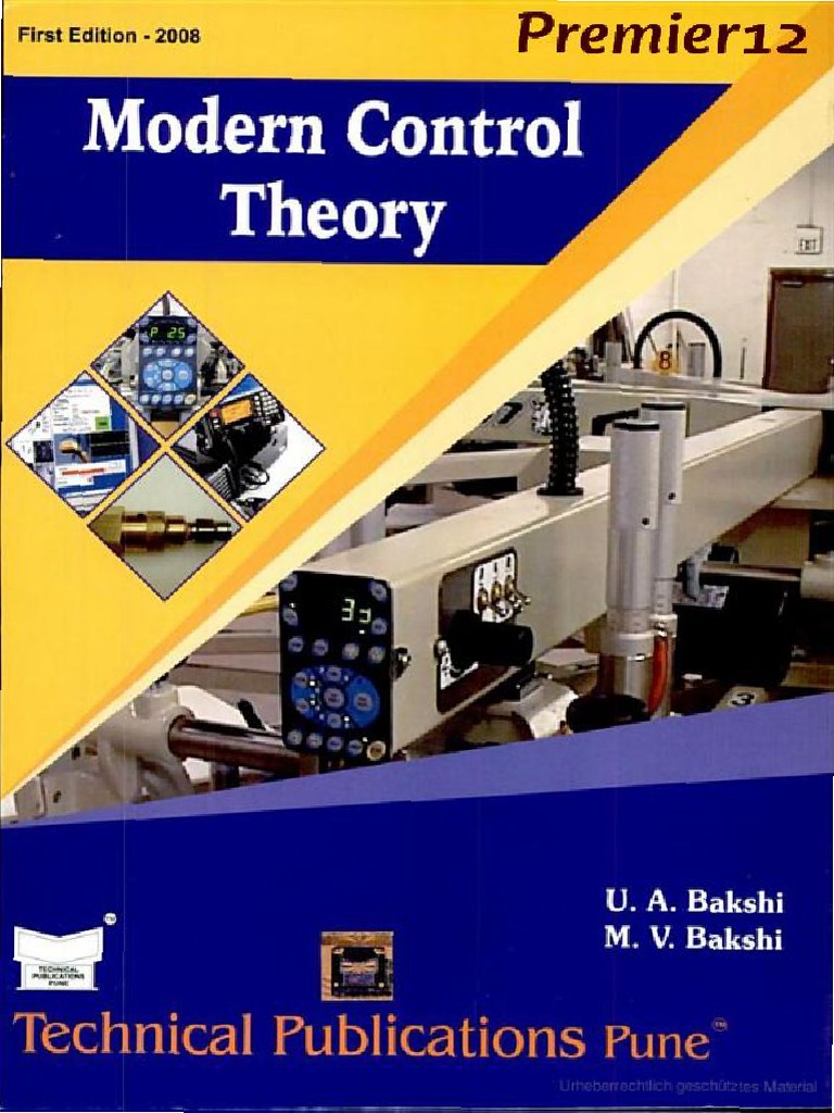 (Book) Modern - Control - Theory (U.A Bakshi) PDF | PDF | Matrix ...