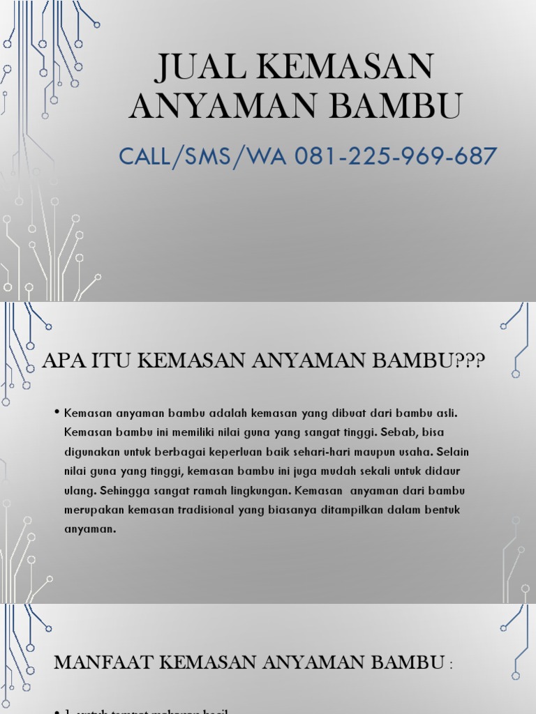  Cara  Membuat  Tempat  Sampah Dari  Anyaman  Bambu  Sebuah Tempat 