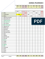 Jadwal Pelayanan Puskesmas Kecamatan Gambir Juli 2018: Loket