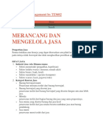 Merancang Dan Mengelola Jasa: Marketing Management by TI3602