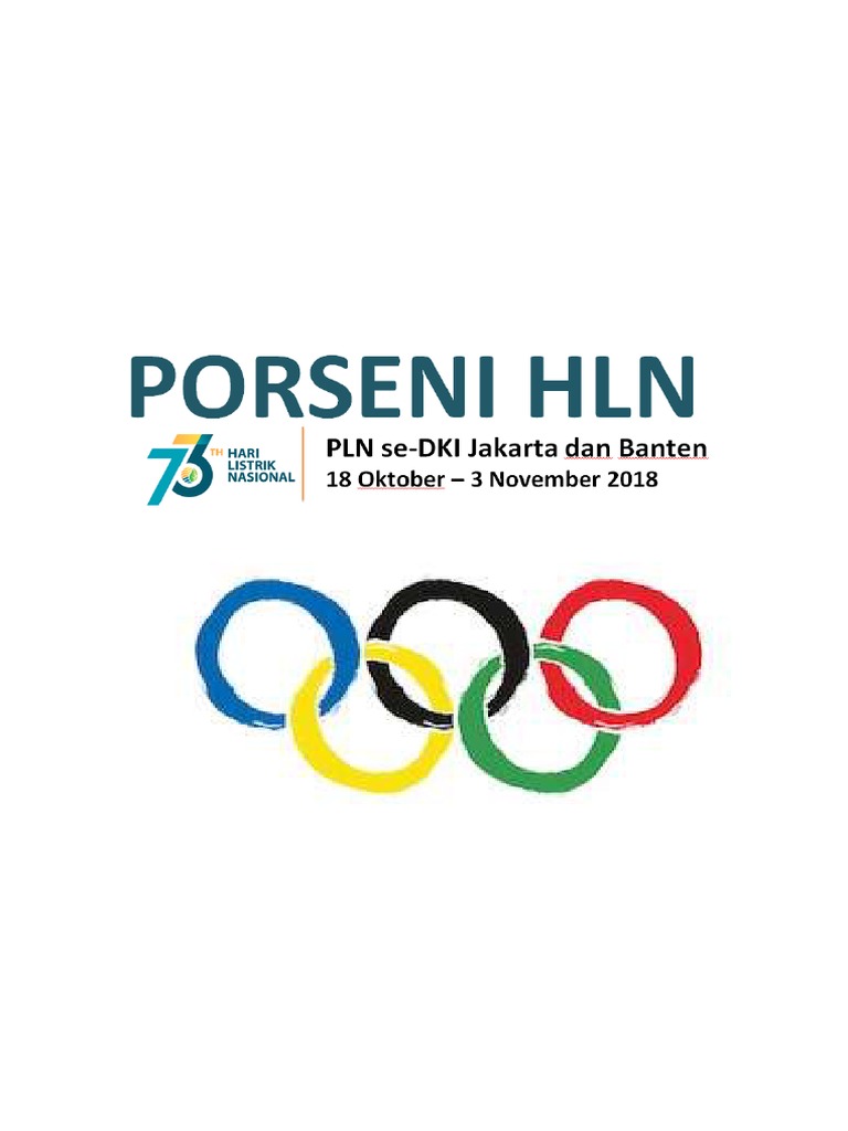 Panduan Acara Dan Tata Tertib Porseni Hln 73