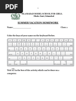 Parts of Computer Identification Worksheet | PDF