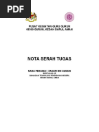 Contoh Nota Serah Tugas Penolong Kanan Hem Contoh Surat