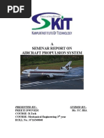 A Seminar Report On Aircraft Propulsion System