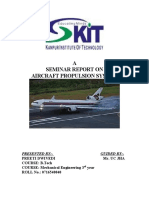 Aircraft Propulsion System Seminar Report